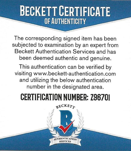 DeAndre Hopkins Cardinals Texans Clemson signed Duke football proof Beckett COA