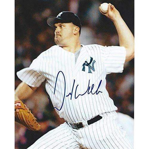 David Wells, New York Yankees, No Hitter, Signed, Autographed 8x10 Photo, a Coa with the Proof Photo Will Be Included