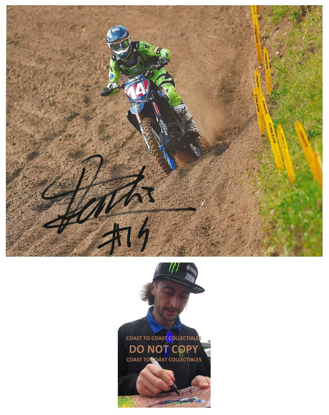 Dylan Ferrandis supercross motocross racer signed 8x10 photo COA proof autographed.