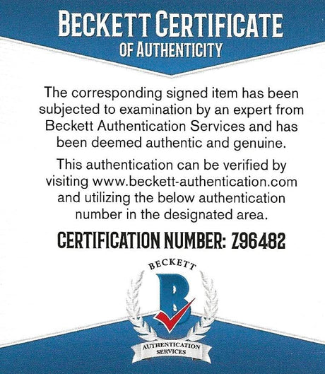 Ricky Watters 49ers Seahawks Eagles signed NFL football proof Beckett COA