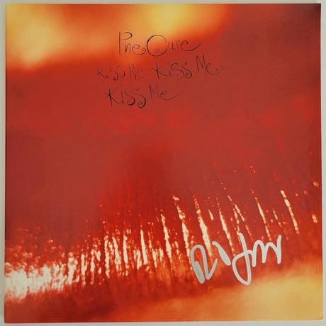Robert Smith signed The Cure Kiss Me, Kiss Me, Kiss Me album, Vinyl Record COA proof Star
