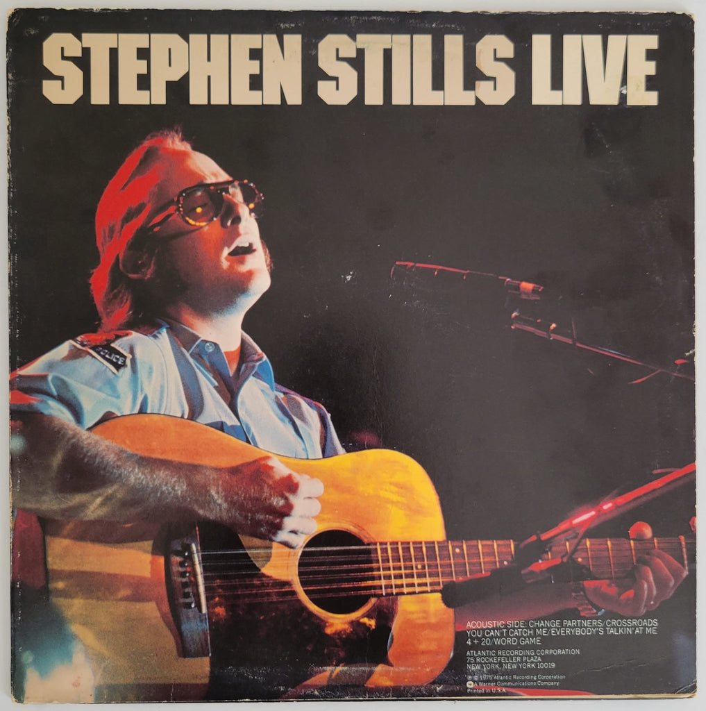 Stephen Stills signed Live album vinyl record COA exact proof autographed STAR