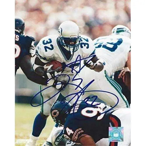 Ricky Watters, Seattle Seahawks, Signed, Autographed, 8x10 Photo, a COA with the Proof Photo of Ricky Signing the Photo Will Be Included'