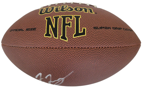 Jerry Jeudy Denver Broncos Alabama signed NFL football proof COA autographed
