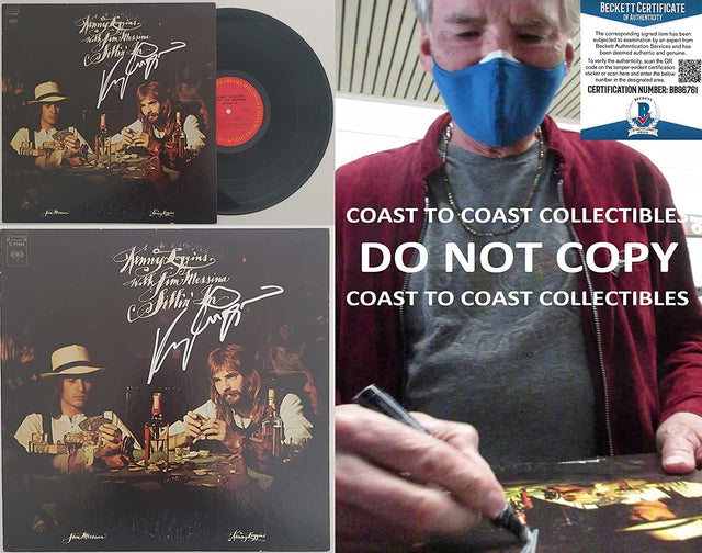 Kenny Loggins signed autographed Sittin In album vinyl record proof Beckett COA STAR