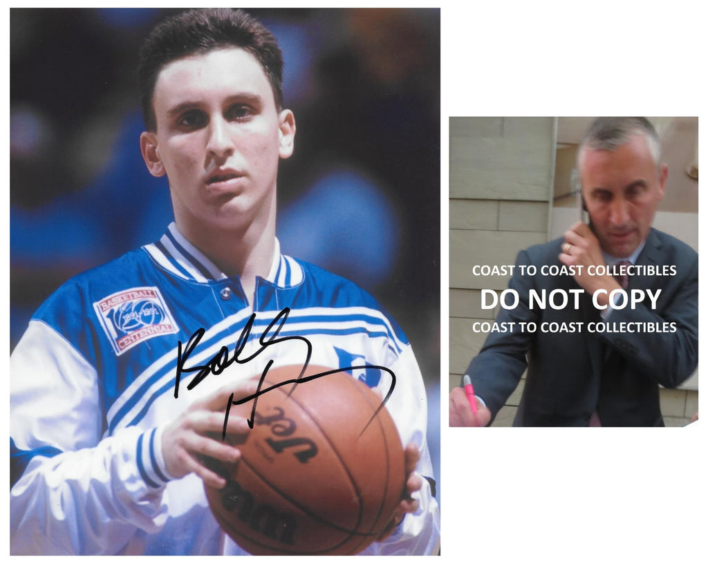 Bobby Hurley signed Duke Blue Devils basketball 8x10 photo proof COA autographed