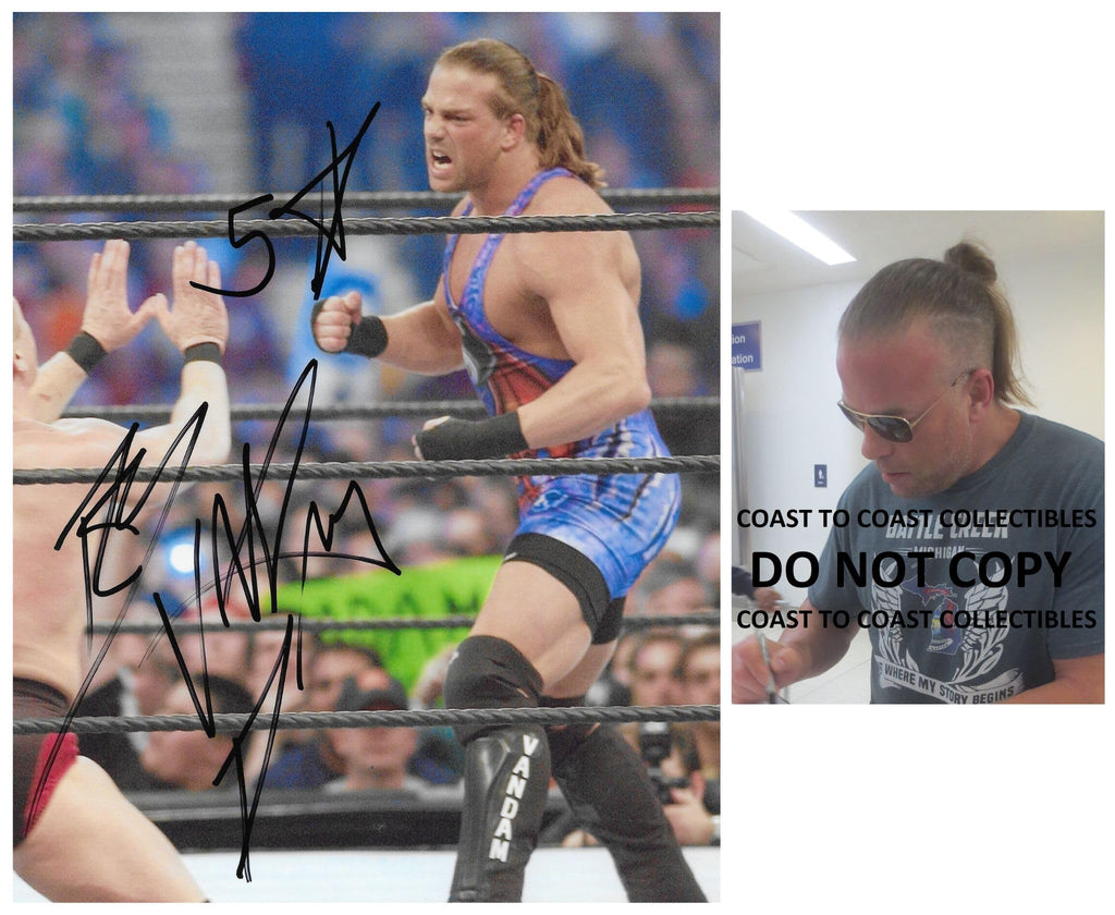 Rob Van Dam WWF Wrestler Signed 8X10 Photo Proof COA Autographed