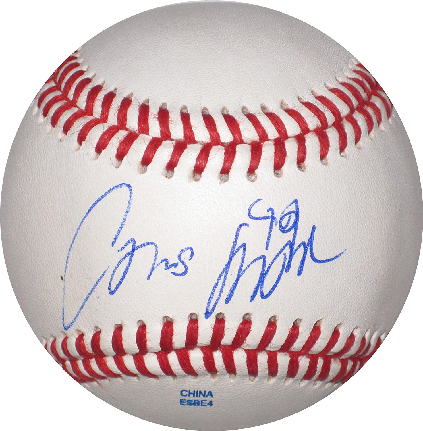 Carlos Marmol Chicago Cubs Dodgers Marlins signed autographed baseball COA proof