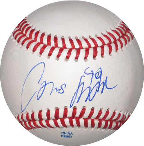 Carlos Marmol Chicago Cubs Dodgers Marlins signed autographed baseball COA proof
