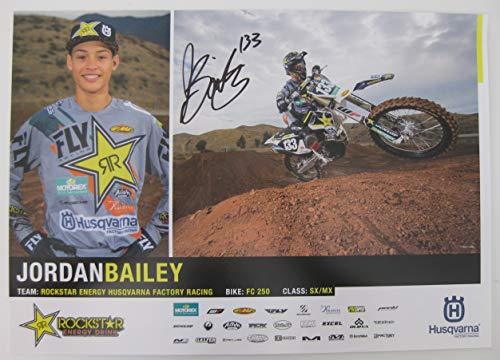 Jordan Bailey, Supercross, Motocross, Signed, Autographed, 11x17 Poster, COA Will Be Included.