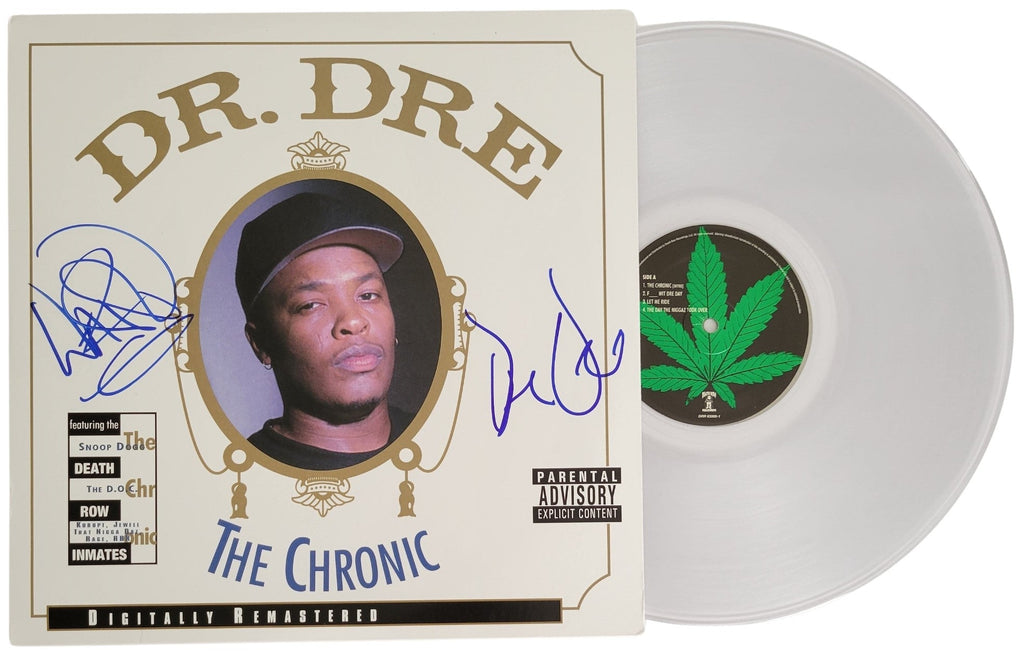 Dr Dre Signed The Chronic Album COA Autographed Vinyl Proof Warren G Rare STAR
