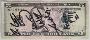 The LUNIZ Yuckmouth “I GOT 5 ON IT” signed 5 Dollar Bill COA exact proof STAR