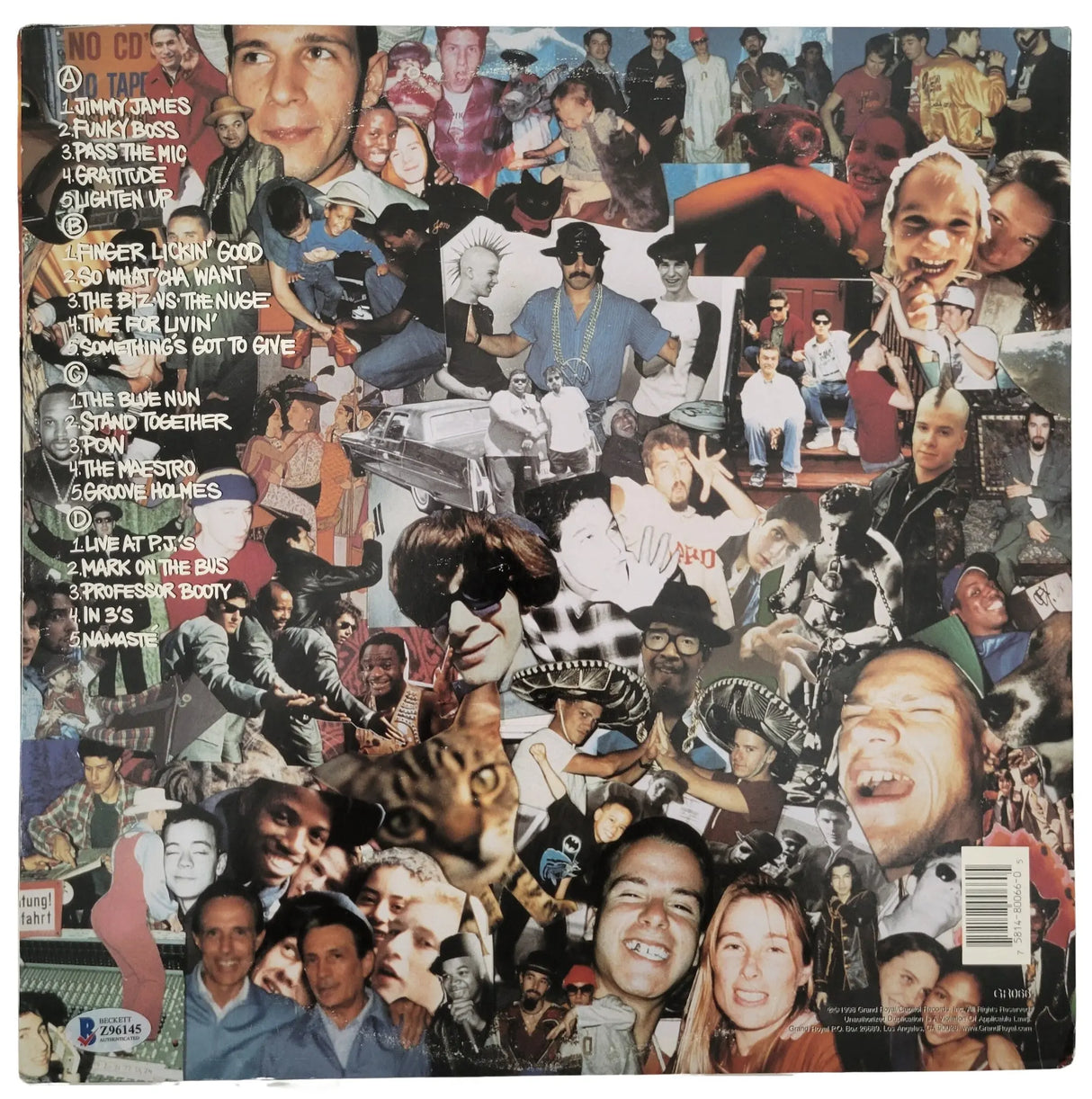 Mike Diamond signed Beastie Boys Check Your Head album vinyl Proof Beckett COA autographed STAR