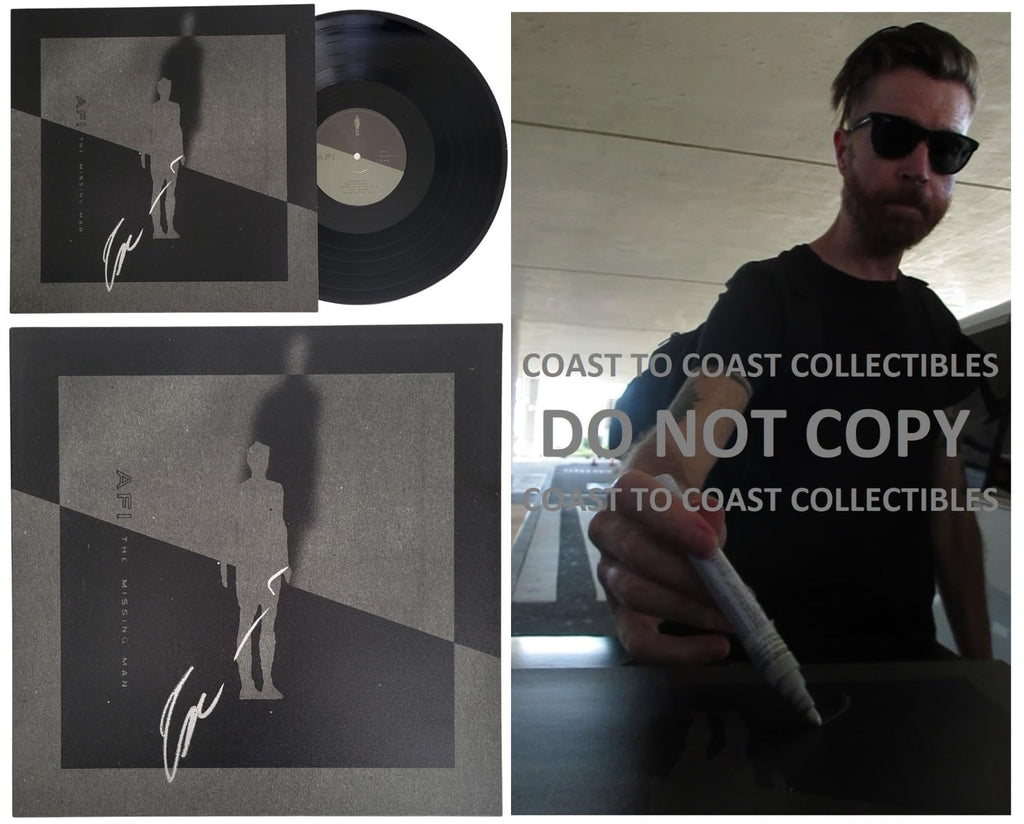 Jade Puget Signed AFI The Missing Man Album Exact Proof COA Autographed Vinyl Record