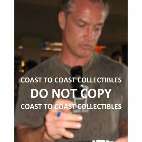 Daryl Johnston, Moose, Dallas Cowboys, Syracuse, Signed, Autographed, 8x10 Photo, Coa, Rare Hard Photo to Find