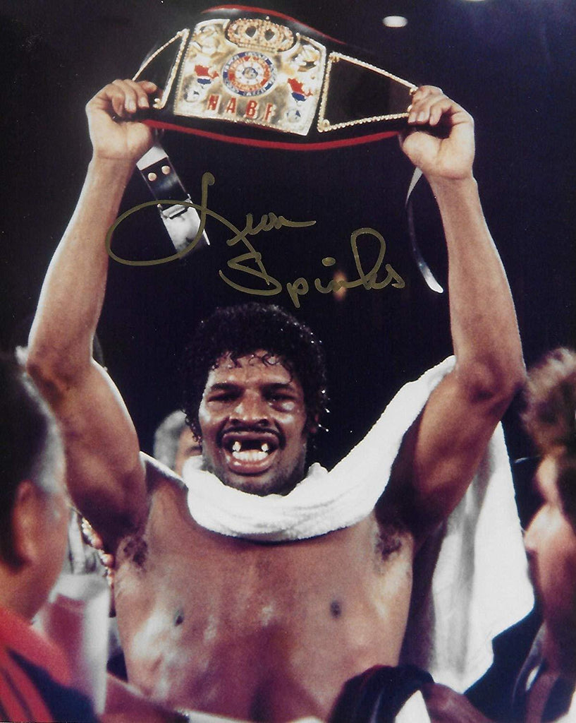 Leon Spinks Boxing champ signed autographed,8x10 photo, COA