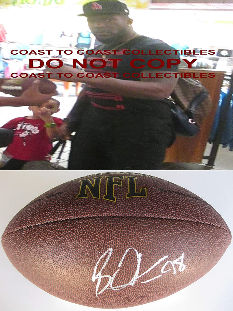 Brian Orakpo Tennessee Titans Texas Longhorns signed autographed NFL Football COA Proof