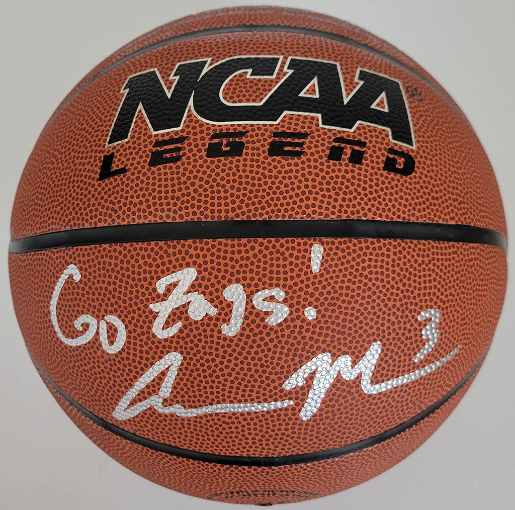 Adam Morrison Gonzaga Bulldogs signed NCAA basketball COA exact proof autographed