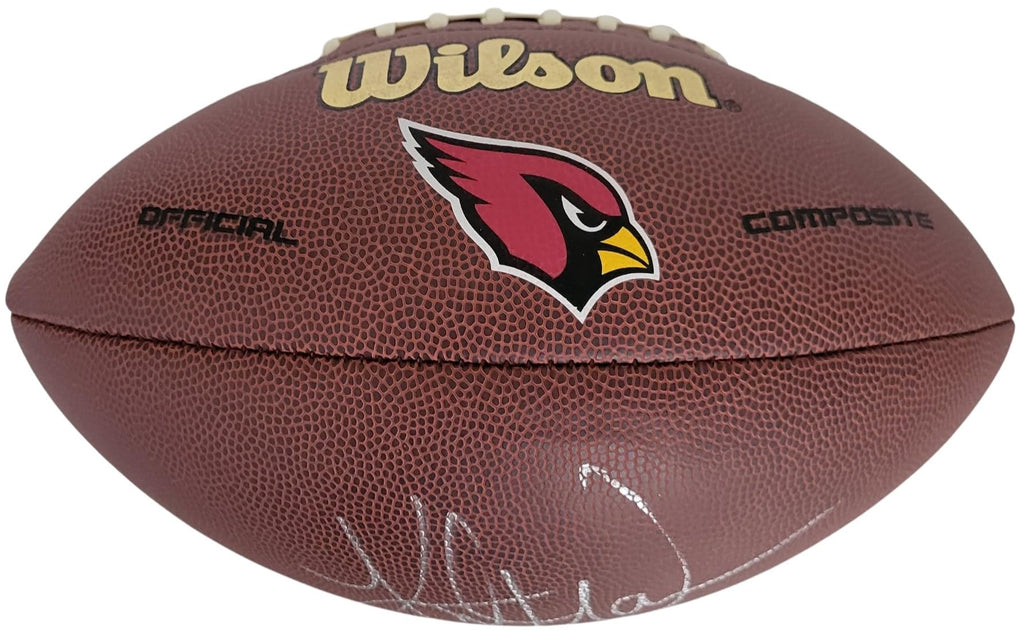 Kurt Warner Signed Arizona Cardinals Logo Football Proof Becket COA Autographed