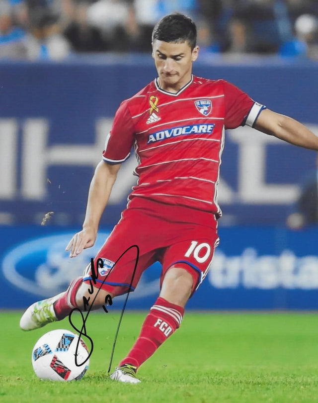 Mauro Diaz Signed 8x10 Photo COA Proof Soccer FC Dallas Argentine Autographed