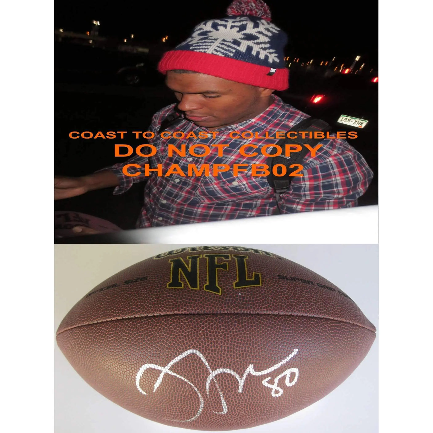 Julius Thomas, Miami Dolphins, Jaguars,Denver Broncos, Signed, Autographed, NFL Football, a COA with the Proof Photo of Julius Signing Will Be Included