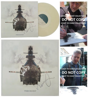 Trey Anastasio Mike Gordon signed Phish Big Boat album vinyl COA proof STAR