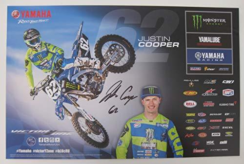 Justin Cooper, Supercross, Motocross, Signed, Autographed, 11x17 Poster, COA Will Be Included