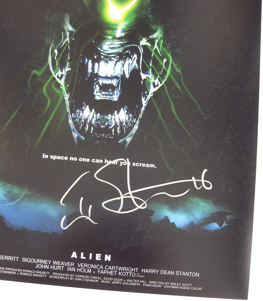 Tom Skerritt signed autographed Alien 12x18 poster photo Dallas COA exact proof STAR