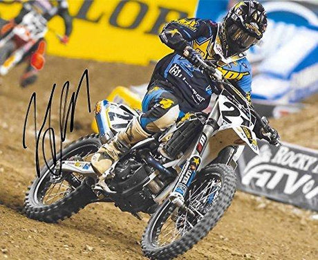 Jason Anderson, Supercross, Motocross, Signed, Autographed, 8X10 Photo, a COA with the Proof Photo Will Be Included.
