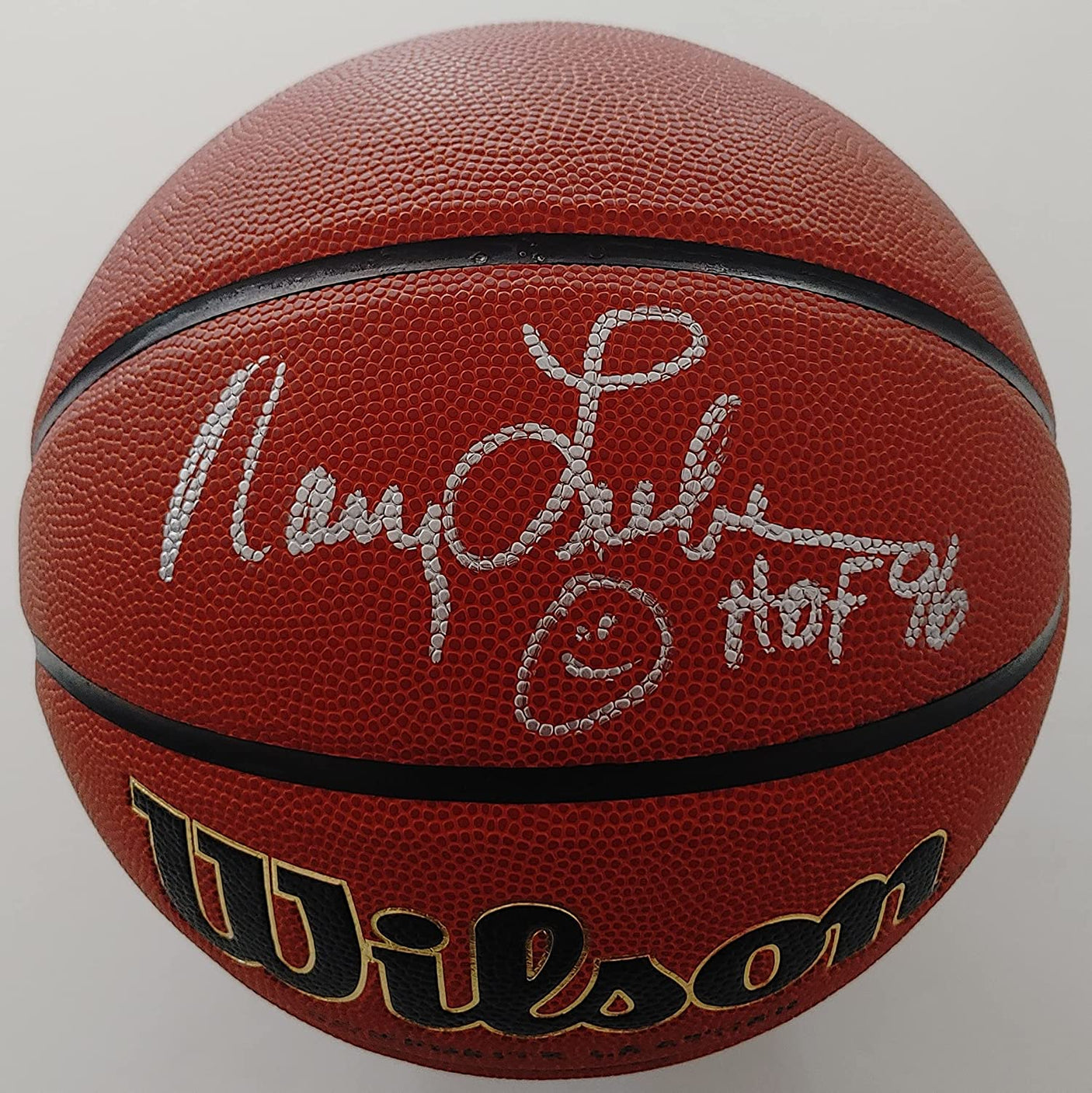 Nancy Lieberman Old Dominion Phoenix Mercury signed NCAA basketball proof Beckett COA
