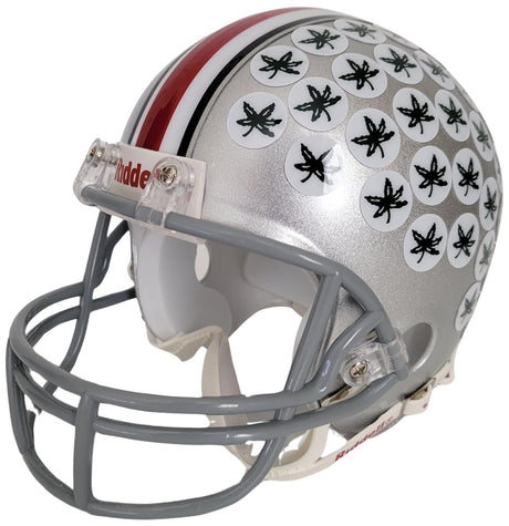 Emeka Egbuka signed Ohio State mini football helmet proof Beckett COA
