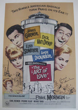 Angie Dickinson signed 12x18 The Art of Love movie photo poster COA proof STAR