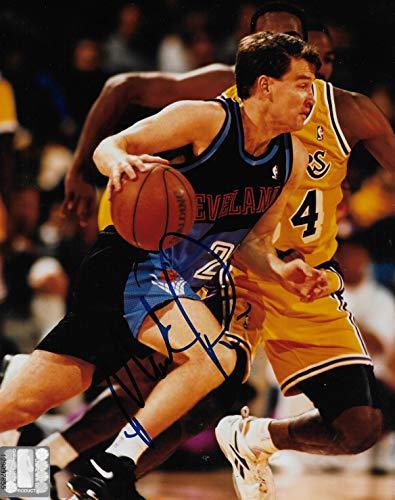 Mark Price signed Cleveland Cavaliers basketball 8x10 photo COA