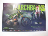 Garrett Marchbanks, supercross, motocross, signed, autographed, 11x17 Poster, COA Will Be Included.