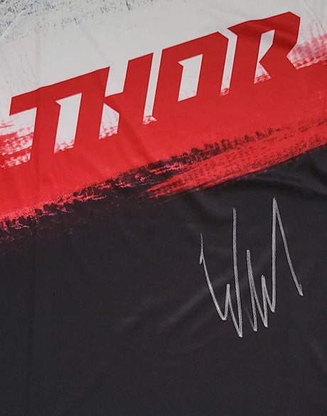 Cooper Webb Supercross motocross signed Thor jersey proof COA, autographed