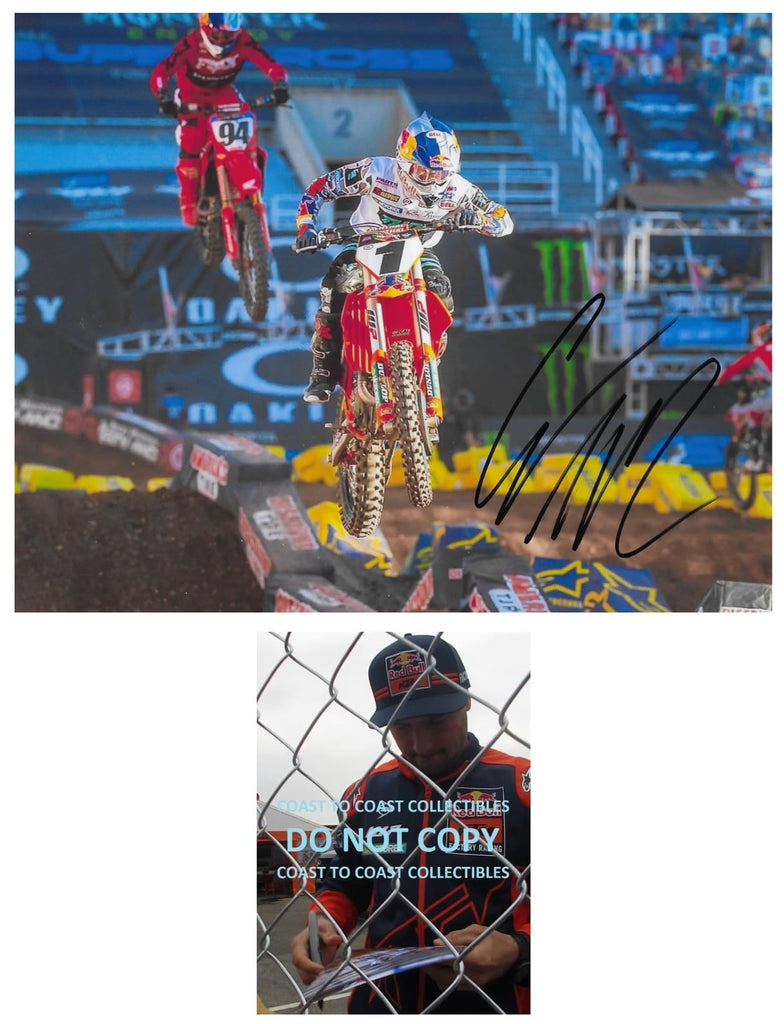 Cooper Webb Signed 8x10 Photo COA Proof Autographed Supercross Motocross