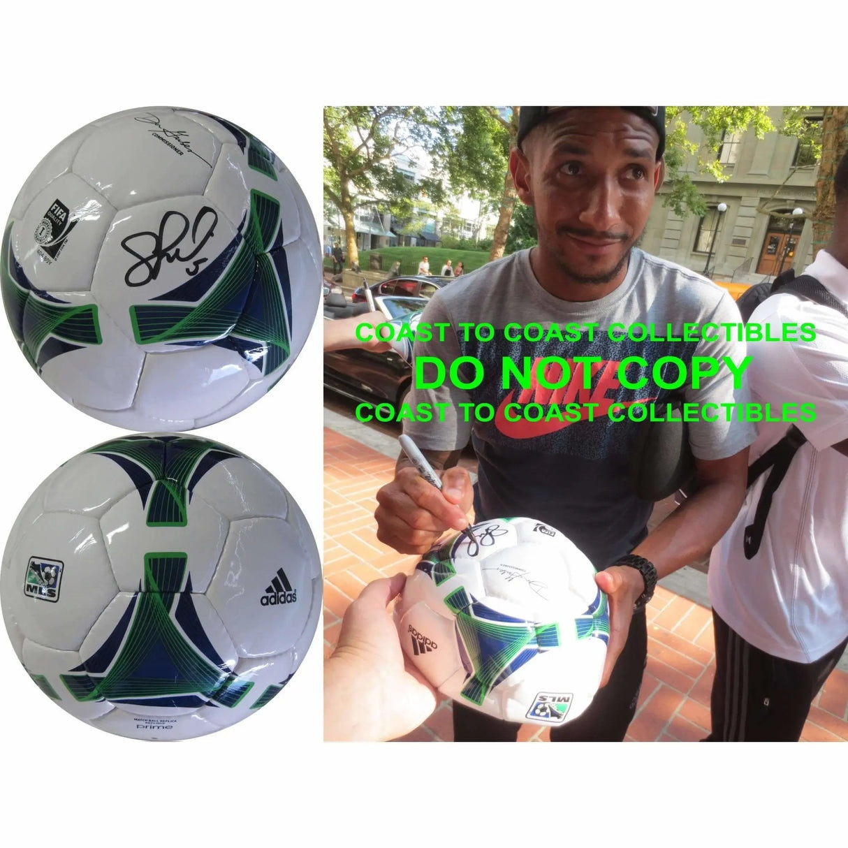 Sean Kranklin, Washington D.C. United, Signed, Autographed, MLS Soccer Ball, a Coa with the Proof Photo of Sean Signing the Ball Will Be Included..