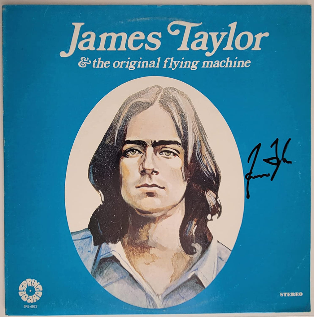 James Taylor signed autographed The Original Flying Machine album LP COA proof STAR