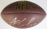 Asante Samuel New England Patriots Eagles signed NFL football proof Beckett COA