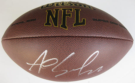 Asante Samuel New England Patriots Eagles signed NFL football proof Beckett COA