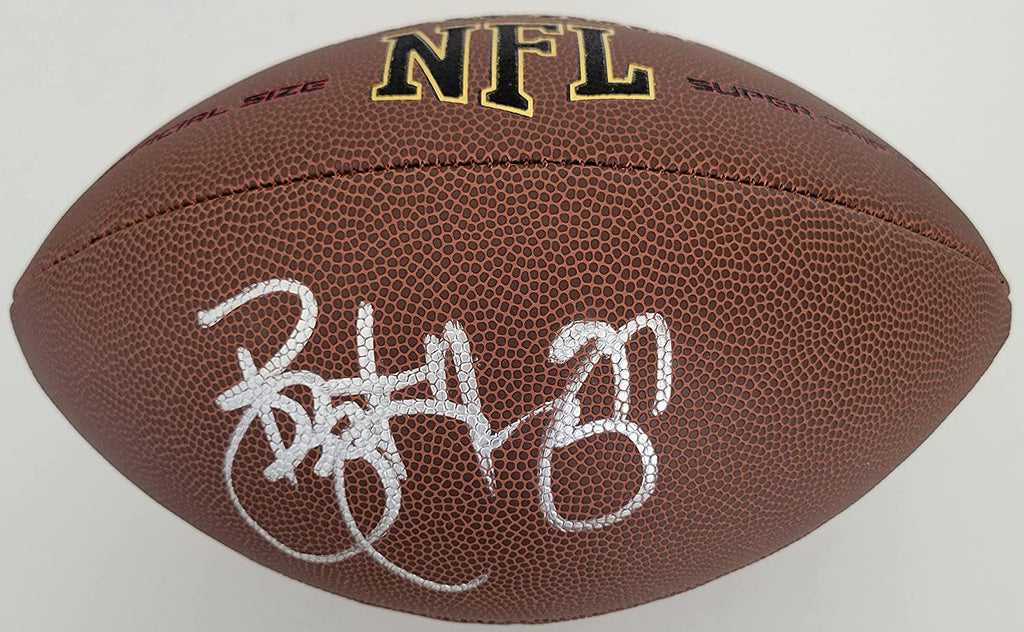Byrant Young San Francisco 49ers Notre Dame signed football COA proof autograph