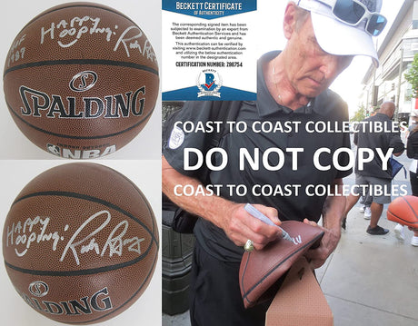 Rick Barry Golden State Warriors signed autographed NBA Basketball proof Beckett COA