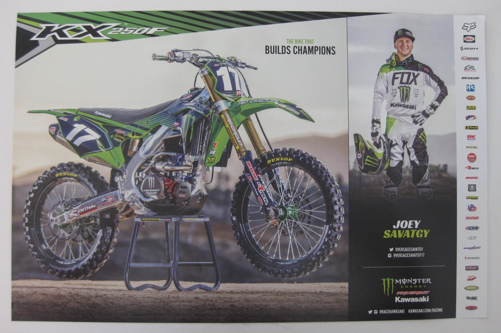 Joey Savatgy, Supercross, Motocross, Signed, Autographed, 11x17 Poster, COA Will Be Included.