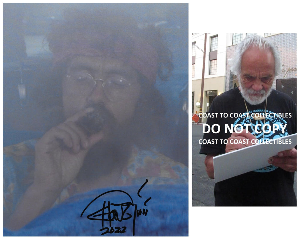 Tommy Chong signed Cheech & Chong 8x10 photo COA proof autographed STAR..