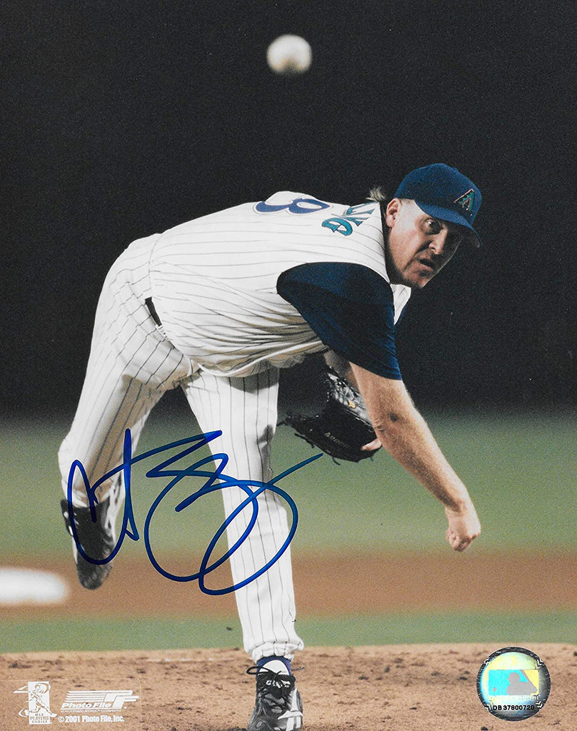 Curt Schilling Arizona Diamondbacks signed baseball 8x10 photo COA