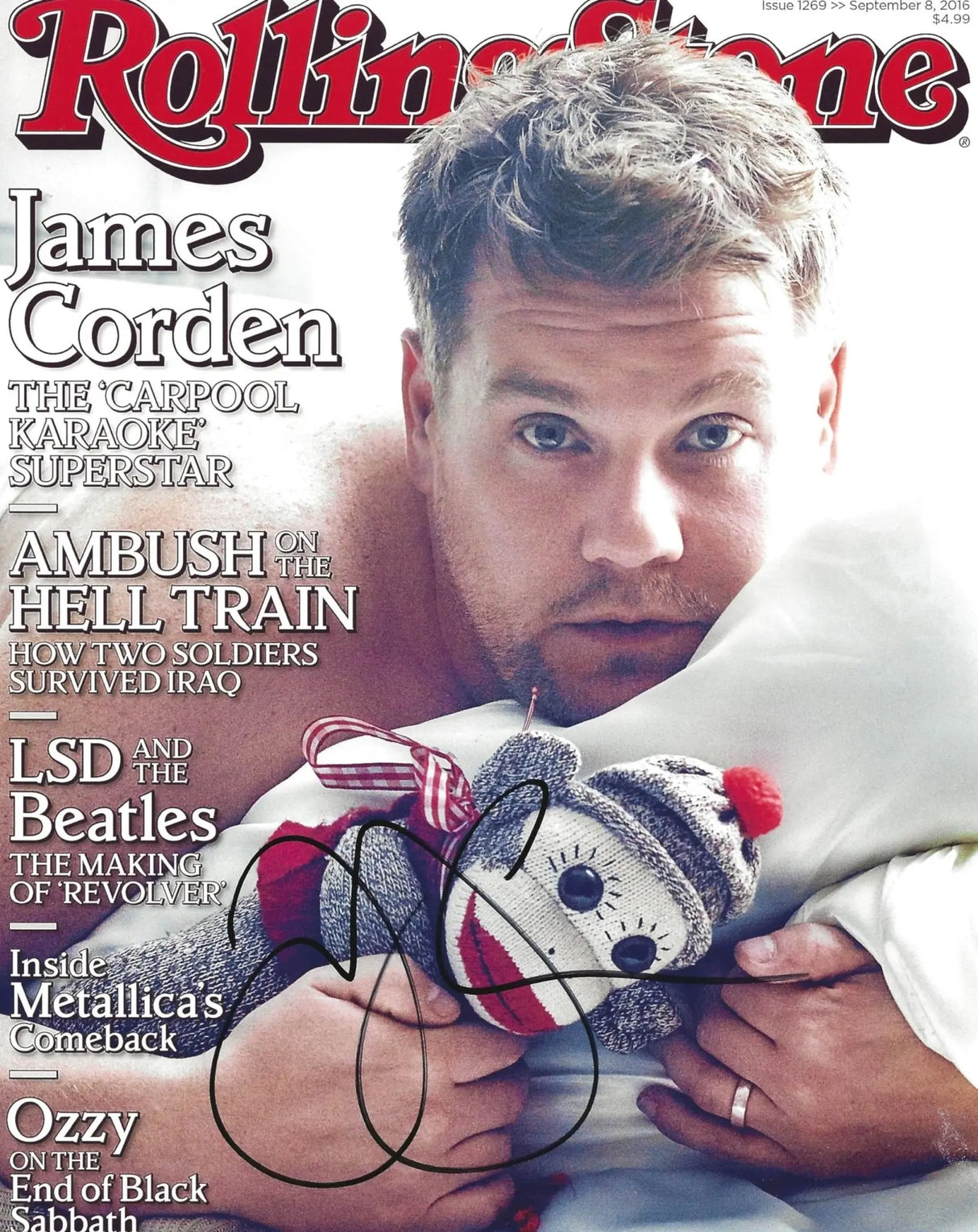 James Corden Late Late Show comedian signed 8x10 photo COA proof autographed, STAR