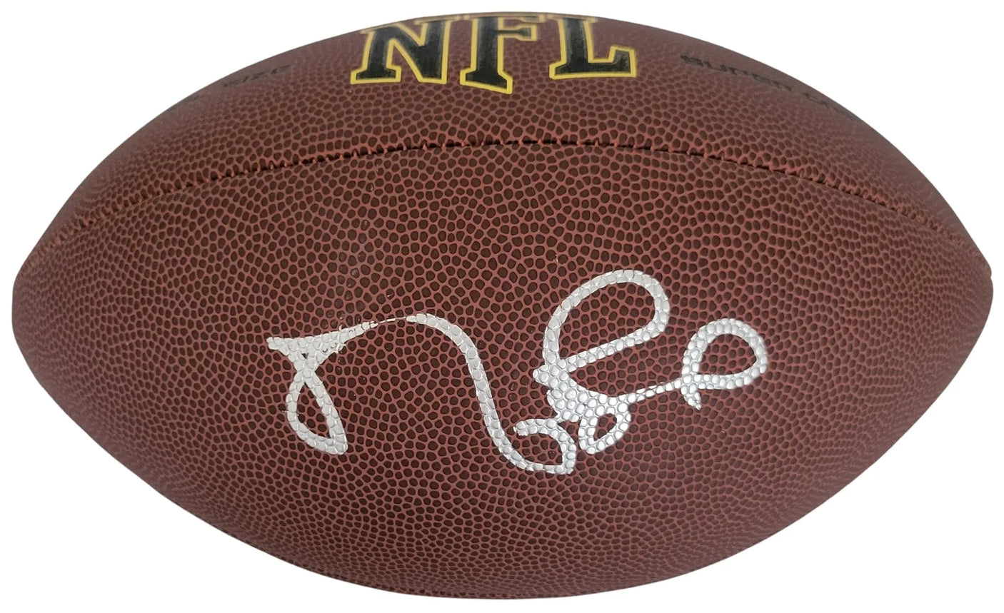 Matt Leinart Signed Football Proof COA Autographed Arizona Cardinals USC Trojans