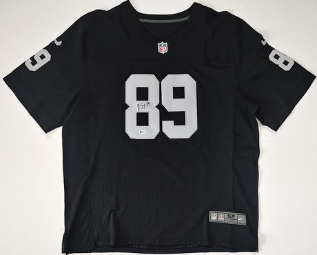 Amari Cooper signed Oakland Raiders football jersey proof Beckett COA autograph