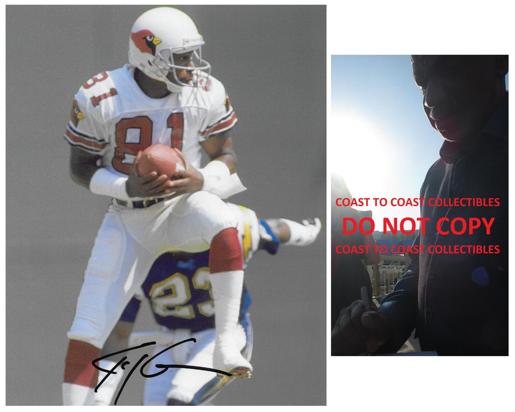 Roy Green signed Arizona Cardinals football 8x10 photo COA proof autographed