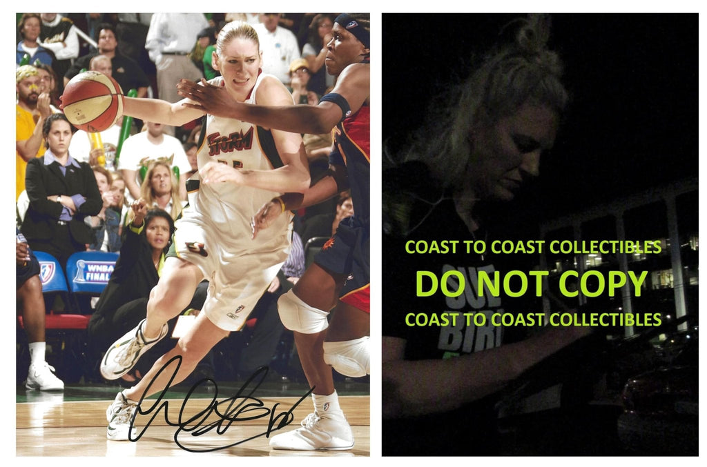 Lauren Jackson signed Seattle Storm 8x10 basketball photo COA Proof autograhed